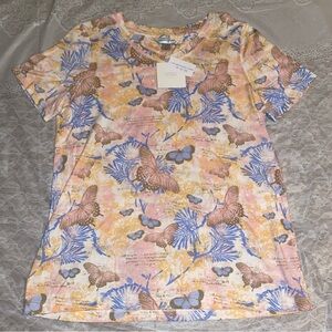 Christopher & Banks CJ Banks NWT Multicolor Butterfly Print Sleep Shirt